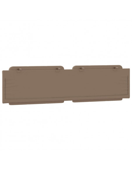 Cuscino Testiera Cappuccino 200 cm in Similpelle