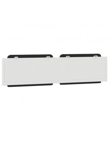 Cuscino Testiera Nero e Bianco 200 cm in Similpelle