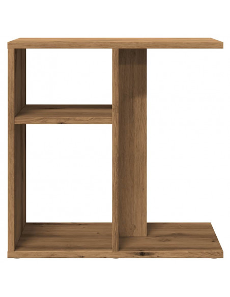 Tavolino Rovere Artigianale 50x30x50 cm Legno Multistrato