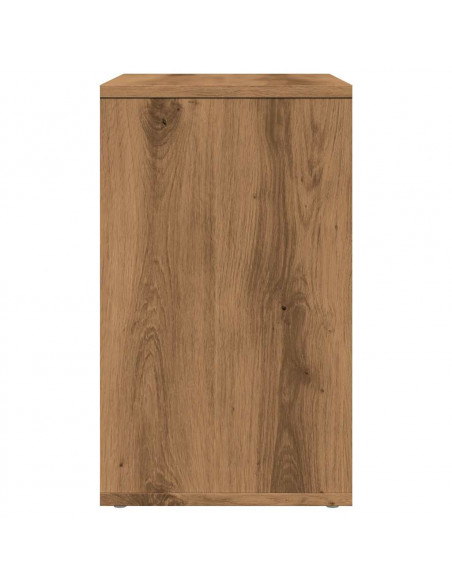 Tavolino Rovere Artigianale 50x30x50 cm Legno Multistrato