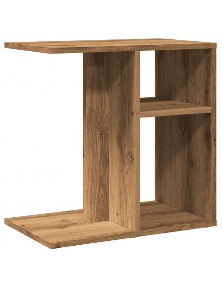 Tavolino Rovere Artigianale 50x30x50 cm Legno Multistrato