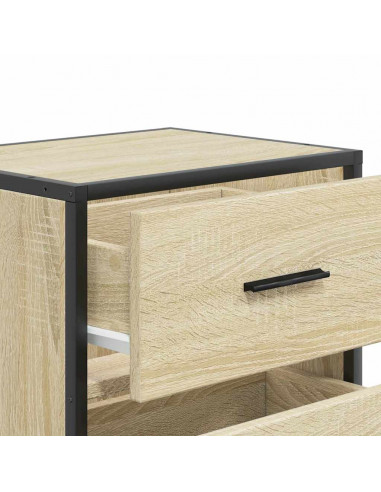 Comodino a Muro Rovere Sonoma 40x31x39,5 cm