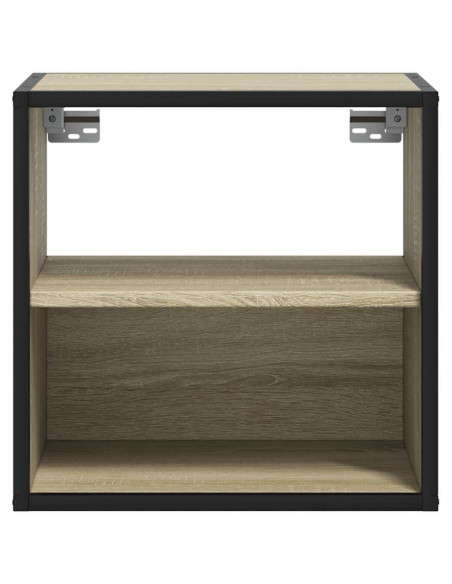 Comodino a Muro Rovere Sonoma 40x31x39,5 cm