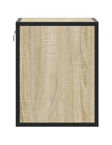 Comodino a Muro Rovere Sonoma 40x31x39,5 cm