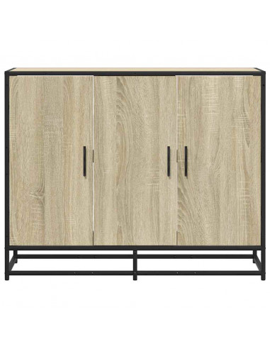 Credenza Rovere Sonoma 94x35x76 cm in Legno Multistrato