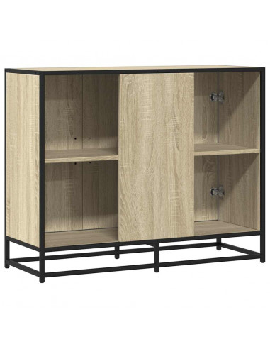 Credenza Rovere Sonoma 94x35x76 cm in Legno Multistrato