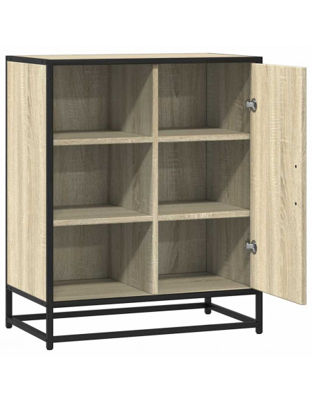 Credenza Rovere Sonoma 62x35x76 cm in Legno Multistrato