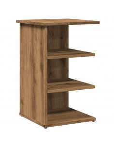 Credenza Rovere Artigianale 35x35x55 cm in Legno Multistrato