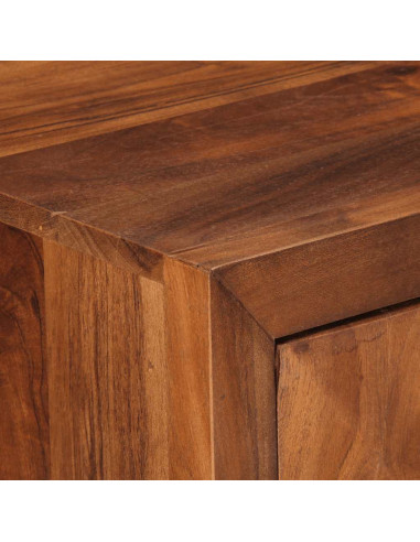 Cassettiera Marrone ambra 70x35x70 cm in Legno Massello Acacia