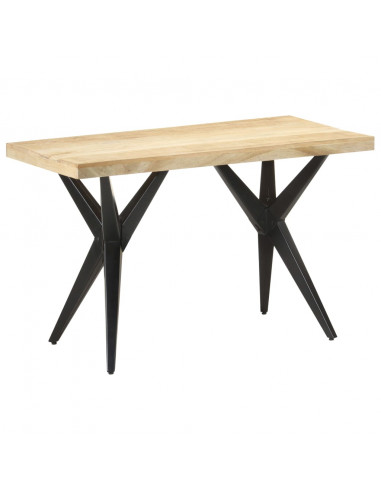 Tavolo da Pranzo 120x60x76 cm in Legno Massello di Mango