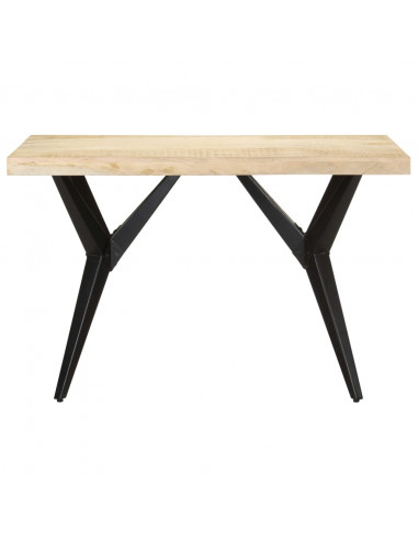 Tavolo da Pranzo 120x60x76 cm in Legno Massello di Mango