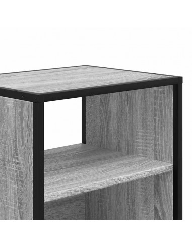 Comodini a Muro 2 pz Grigio Sonoma 40x31x39,5 cm