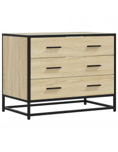 Cassettiera Rovere Sonoma 70x41x56 cm in Legno Multistrato