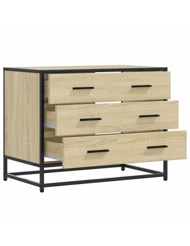 Cassettiera Rovere Sonoma 70x41x56 cm in Legno Multistrato