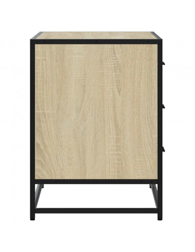 Cassettiera Rovere Sonoma 70x41x56 cm in Legno Multistrato