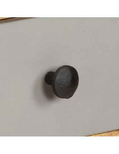 Credenza 110x30x82 cm in Legno Massello di Mango