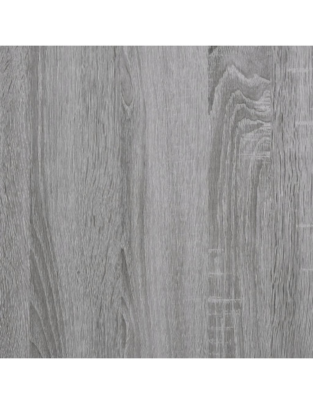 Set Mobili da Bagno 4 pz Grigio Sonoma in Legno Multistrato