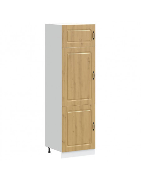 Armadio da Cucina Kalmar Rovere Artigianale Legno Multistrato