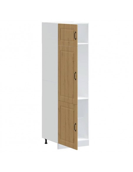 Armadio da Cucina Kalmar Rovere Artigianale Legno Multistrato