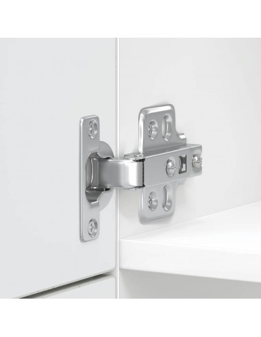 Armadio da Cucina Kalmar Grigio Cemento in Legno Multistrato