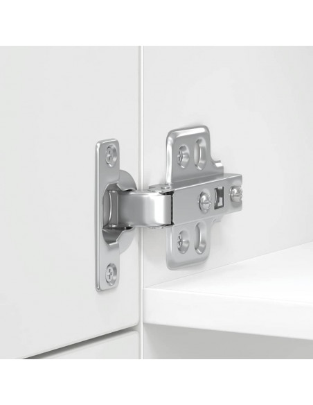 Armadio da Cucina Kalmar Bianco Lucido in Legno Multistrato