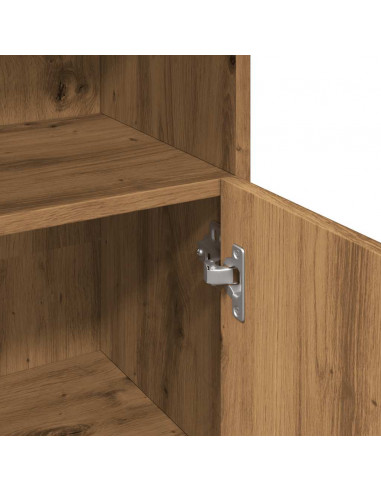 Armadietto Bagno Artigianale 30x30x95 cm in Legno Multistrato