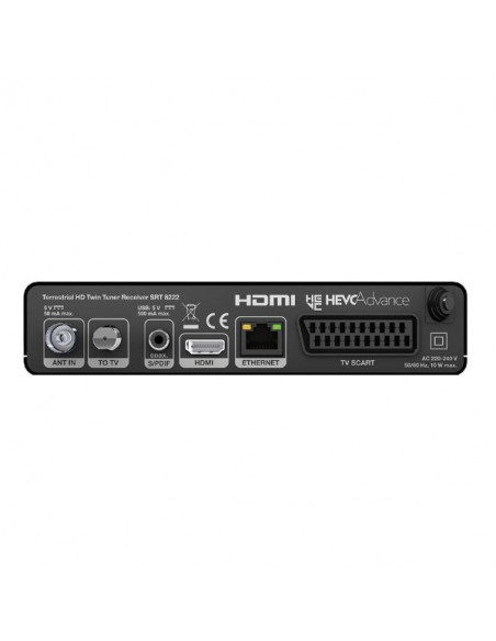 DECODER T2 SRT8222 TWIN TUNER