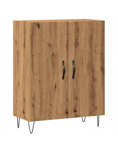 Credenza Rovere Artigianale 69,5x34x90 cm in Legno Multistrato