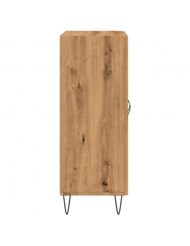 Credenza Rovere Artigianale 69,5x34x90 cm in Legno Multistrato