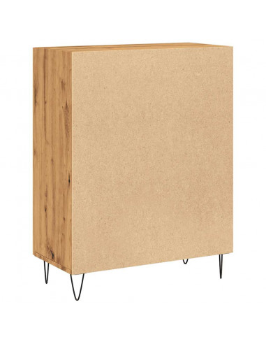 Credenza Rovere Artigianale 69,5x34x90 cm in Legno Multistrato