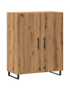 Credenza Rovere Artigianale 69,5x34x90 cm in Legno Multistrato
