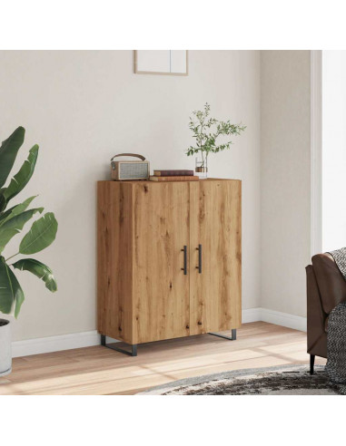 Credenza Rovere Artigianale 69,5x34x90 cm in Legno Multistrato