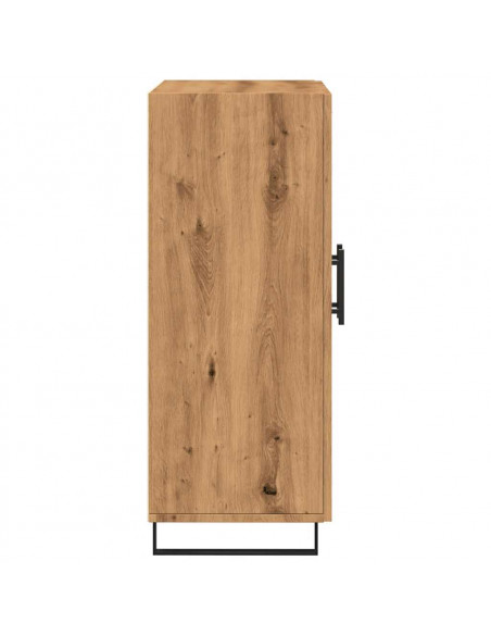 Credenza Rovere Artigianale 69,5x34x90 cm in Legno Multistrato