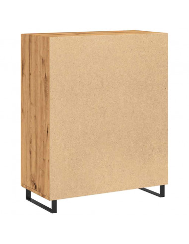 Credenza Rovere Artigianale 69,5x34x90 cm in Legno Multistrato