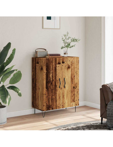 Credenza Legno Antico 69,5x34x90 cm in Legno Multistrato