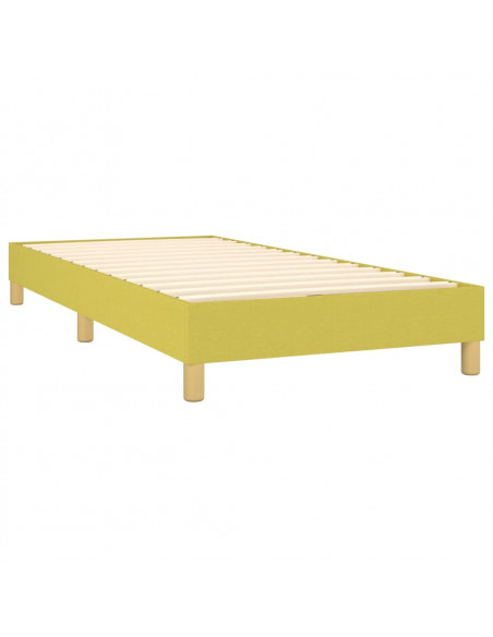 Giroletto senza Materasso Verde 100x200 cm in Tessuto