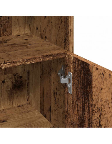 Mobile da Bagno Legno Antico 30x30x95 cm in Legno Multistrato