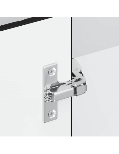 Mobile Base ad Angolo Cucina Kalmar Nero in Legno Multistrato