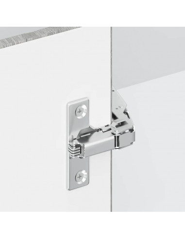 Mobile Base ad Angolo Cucina Kalmar Grigio Sonoma in Truciolato