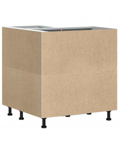 Mobile Base ad Angolo Cucina Kalmar Grigio Cemento Truciolato