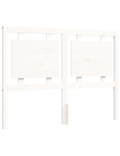 Giroletto con Testiera Bianco Small Double Legno Massello 2
