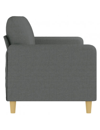 Divano a 3 Posti Grigio Chiaro 180 cm in Tessuto