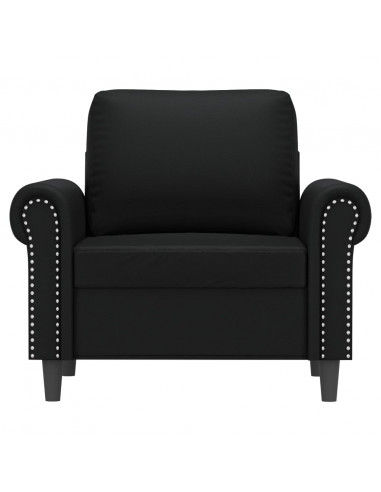 Poltrona Nera 60 cm in Similpelle