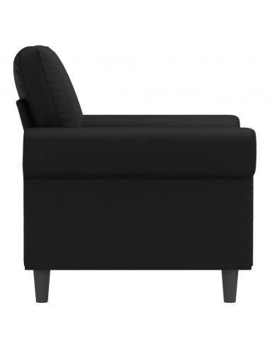 Poltrona Nera 60 cm in Similpelle