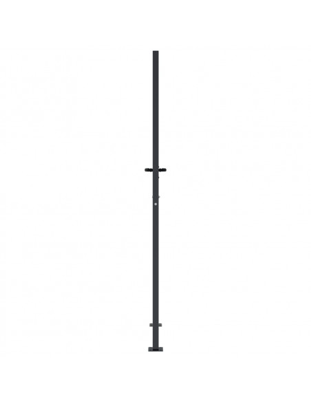 Cancello Giardino Antracite 105x180 cm in Acciaio Design Albero