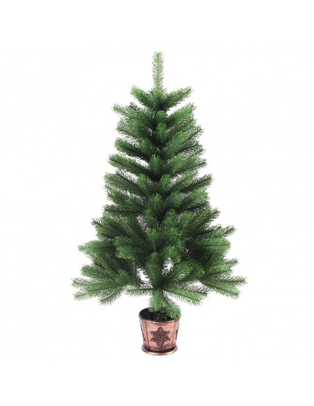 Albero di Natale Artificiale Realistico con Punte 65 cm Verde
