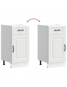 Base da Cucina Kalmar Bianco in Legno Multistrato 2