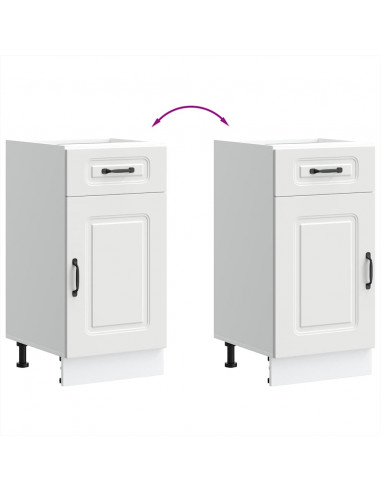 Base da Cucina Kalmar Bianco in Legno Multistrato