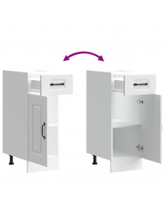 Base da Cucina Kalmar Bianco in Legno Multistrato 2