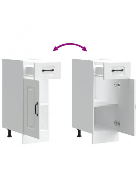 Base da Cucina Kalmar Bianco in Legno Multistrato